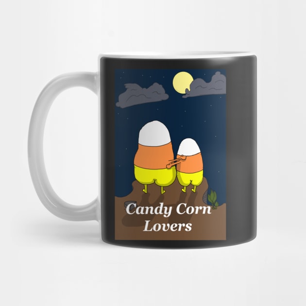 Candy Corn Lovers Moonlight Embrace by JonnyVsTees